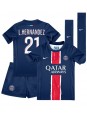 Detské Futbalové oblečenie Paris Saint-Germain Lucas Hernandez #21 2024-25 Krátky Rukáv - Domáci (+ trenírky)